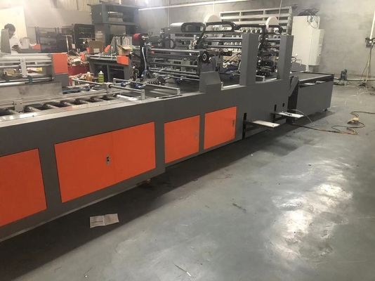 CE Automatic Carton Folding Gluing Machine 70m/min 6600*2100*1600mm