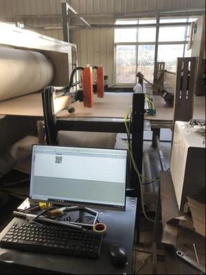 Big Size Carton Box Inkjet Printer Machine 2mm Nozzle Width UV LED Ink Type