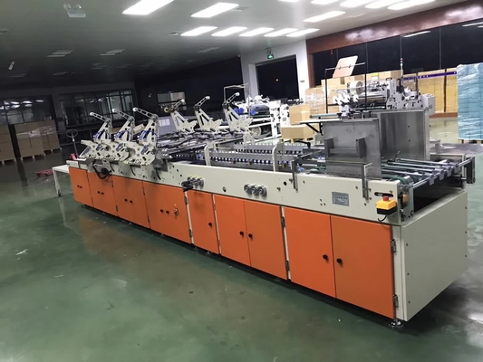 Polar Grey Cardboard Box Folding Machine 6 Bar 90m/Min For Packaging