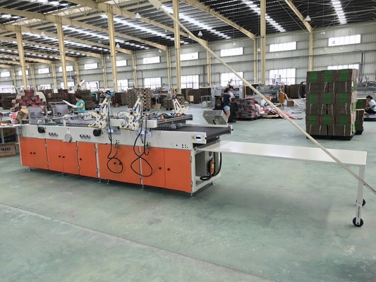 CE Corrugated Carton Box Folder Gluer Machine 100m/min With Free Spare Parts