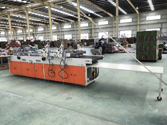 Corrugated Box Making Machine  Zipper Shipping Boxes Machine / Air Compressormin. 6 Bar