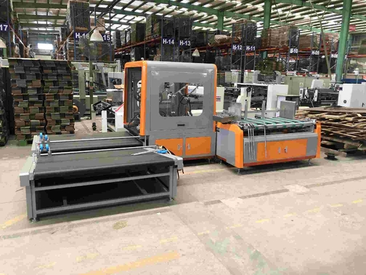 Full Automatic Corrugated Box Gluing Machine 80m/Min 1600KG